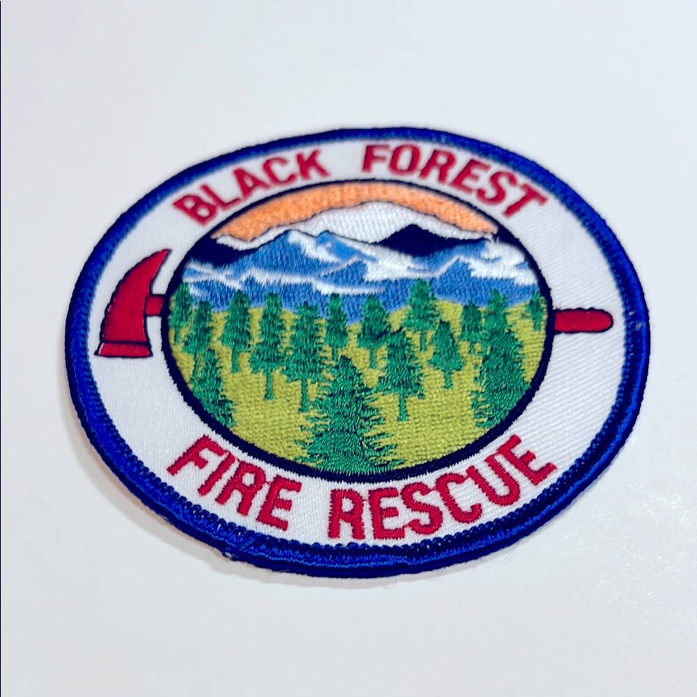 🔥 Black Forest Fire Rescue Department EMS EMT Colorado Embroidered Patch